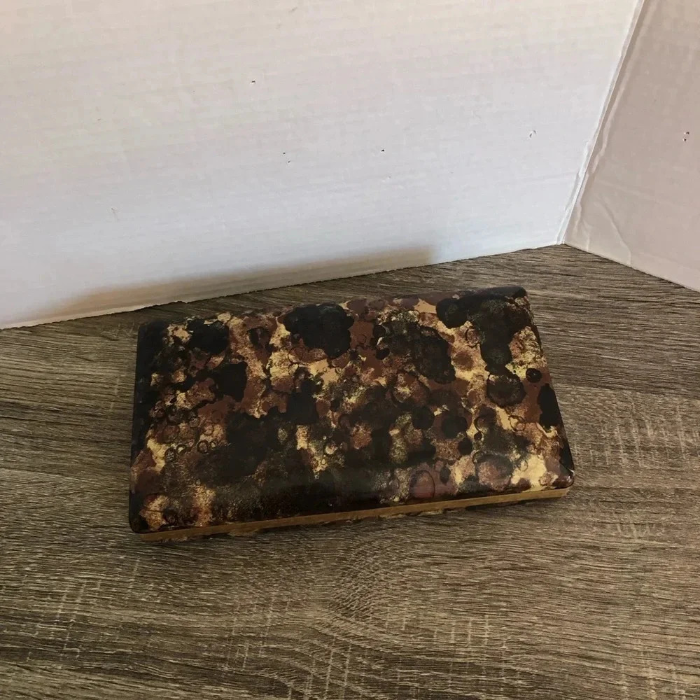 Vtg Gunther Mele Earring  Travel Box